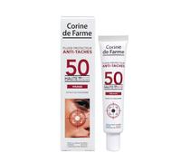 Corine de Farme - Fluide Protecteur Solaire Anti-Taches SPF 50 - Haute Protection UVA/UVB et Action Antioxydante - Prévient et Réduit les Taches Brunes - Fini Invisible et Non Gras - 40 ml