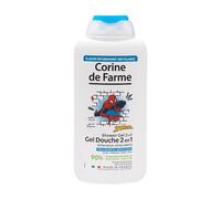 Corine de Farme - Gel Douche 2en1 Spiderman Marvel - Parfum Abricot Corps et Cheveux pour Enfant - 90% d'Ingrédients d'Origine Naturelle - À Partir de 3 Ans - 500 ml