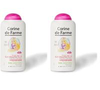 Corine de Farme - Gel Douche Extra-Doux Princesses Disney - Gel Douche 2-en-1 Corps et Cheveux pour Enfants - Flacon Princesse Raiponce - Formule Peau Sensible, ne Pique pas les Yeux - 300ml