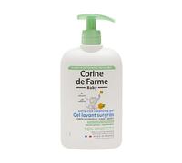 Corine de Farme - Gel Lavant Surgras Bébé au Calendula - Corps et Cheveux - Hypoallergénique, Peaux Sensibles - Fabrication 100% Française - 500ml