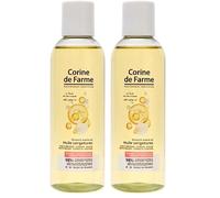 Corine de Farme - Huile Anti-Vergetures - Soin Prévention et Atténuation à l'Amande Douce et Rose Musquée - Hydratation des Peaux Sensibles pour Femmes Enceintes - 98% d'Origine Naturelle - 100 ml