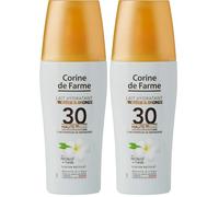Corine de Farme Lait Hydratant Bronze SPF 30 - Protection Solaire Indice SPF 30 Enrichie au Monoï de Tahiti - Contient un Activateur de Bronzage - Hydrate, Protège et Satine la Peau 150 ml (Lot de 2)