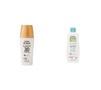 Corine de Farme Lait Hydratant Protège et Bronze SPF 30 - Protection Solaire Indice SPF 30 Enrichie au Monoï de Tahiti - Hydrate, Protège et Satine la Peau 150 ml & lait hydratant après soleil -200 ml