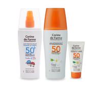 Corine de Farme - Lait Protecteur SPF50+ Babies & Kids - Crème Protectrice Visage et Corps SPF50 - Protection Solaire Enfant et Adulte - Résistant à l'Eau