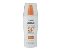 Corine de Farme - Lait Protecteur SPF50+ Sensitive - Haute Protection Solaire Visage et Corps - Monoï de Tahiti - Hypoallergénique - Peaux Sensibles - 150 ml - Fabrication Française