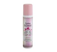 Corine de Farme - Laque Pailletée Princesse Pearly Pink - Coiffage Scintillant aux Reflets Rose et Or - Brillance Magique et Tenue Parfaite - Enfants et Adultes - 75ml