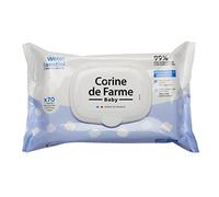 Corine de Farme Lingettes Bébé Water Essential 70 Unités