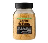 Corine de Farme Sels de Bain Marins Anti-Stress à la Vanille - Relaxation et Bien-être - Ingrédients Naturels - Parfum Envoûtant - Soin Apaisant pour le Corps et l'Esprit