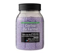 Corine de Farme Sels de Bain Relax Lavande - Détente et Bien-être Naturel - Formule Apaisante aux Huiles Essentielles - Bain Aromatique pour Relaxation et Sérénité