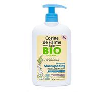 Corine de Farme, Shampooing Micellaire Bio, Certification Bio ECOCERT COSMOS Organic, 0% Sulfate 0% Silicone, Soin Cheveux Bébés, Feuilles d’Olivier Bio, Fabriqué en France