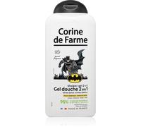 Corine de Farme - Gel Douche Extra-Doux Batman DC Comics- Gel Lavant 2-En-1 Corps & Cheveux pour Enfant - Formule Peau Sensible, Clean Beauty, ne Pique pas les Yeux - Flacon Recyclable 300ml
