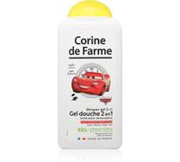 Corine de Farme - Gel Douche Extra-Doux Cars Disney - Gel Lavant 2-En-1 Corps et Cheveux pour Enfant - Formule Peau Sensible, Clean Beauty, ne Pique pas les Yeux - Flacon Recyclable 300ml
