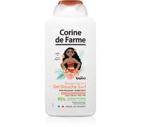 Corine de Farme - Gel Douche Vaïana Disney 3-en-1 Corps, Cheveux & Bain Moussant - Gel Douche Enfants Pratique et Ludique - Formule Hypoallergénique 100% Clean Beauty pour Peaux Sensibles - 500ml