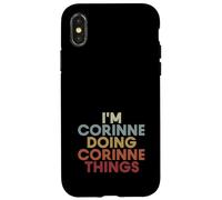 Corinne Name Corinne Personalized Name First Given Coque pour iPhone X/XS