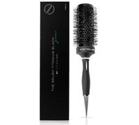 Corioliss Brosse Ronde Brushing Professionnelle 53 mm en Titane pour Brushing et Séchage au Sèche-Cheveux, Volume et Mise en Forme Cheveux Longs - Brush Titanium Black Green