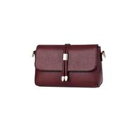 CORIOS Élégant Sac à Bandoulière pour Femme PU Cuir Sac Porté Epaule Imperméable Sac Messager Petit Sac D'épaule Sac à Main Mode Sac Fourre-Tout Shopping Voyage Travail Sac Hobo Sac Cabas Rouge Vin