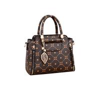 CORIOS Élégant Sac à Main pour Femme PU Cuir Sac Porté Epaule Sac à Bandoulière Mode Sac Messager Sac Fourre-Tout Petit Sac D'épaule Shopping Voyage Travail Sac Hobo Sac Cabas Café