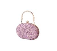 CORIOS Embrayage en Paillettes pour Femme Sac de Soirée Sacs à Main D'épaule de Mariée Sacs Fourre-Tout de Chaîne Élégant Pochette Portefeuille Bling Sac à Bandoulière Violet Clair