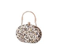 CORIOS Embrayage en Paillettes pour Femme Sac de Soirée Sacs à Main D'épaule de Mariée Sacs Fourre-Tout de Chaîne Élégant Pochette Portefeuille Bling Fête Cocktail Sac à Bandoulière Gris