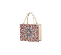 CORIOS Ethnique Style Sac à Main Femmes Sacs Portés Épaule en Toile Bohème Sacs Cabas Sac Fourre Grande Sac de Plage Leicht Sac Hobo Rétro Sac D'épaule pour Voyage Plage Vacances Multicolore A