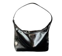 CORIOS Mode Sac à Bandoulière PU Cuir Sac Porté Epaule pour Femme Imperméable Sac à Main Élégant Sac Fourre-Tout Capacité Moyenne Sac D'épaule Sac Messager Voyage Travail Sac Hobo Sac Cabas Noir