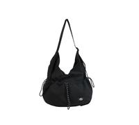 CORIOS Nylon Sacs Portés Épaule pour Femme Imperméable Sac à Bandoulière Occasionnel Sac à Main Léger Sac Fourre Sac Cabas Multifonctionnel Sac D'épaule pour Voyage Fête Achat Travail Noir