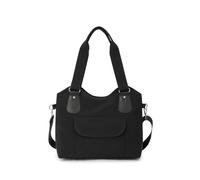 CORIOS Nylon Sacs Portés Épaule pour Femme Imperméable Sac à Main Occasionnel Sac à Bandoulière Léger Sac Cabas Sac Fourre Multifonctionnel Sac D'épaule pour Voyage Travail Achat Fête Noir