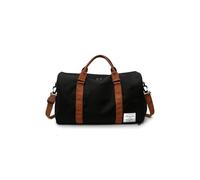 CORIOS Oxford Sac de Voyage Hommes/Femmes - Grande Capacité Weekend à Bandoulière avec Compartiment à Chaussures pour Sport, Fitness, Gym, Travail, Camping - Noir