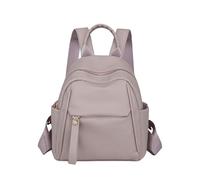 CORIOS Petit Sac à Dos pour Femme Mini Cartable Adolescent Daypack en PU Cuir Multiples Poches Sacs D'école Daypacks Convertible Sac Portés Épaule à Main pour Voyage Travail Shopping Quotidien Violet
