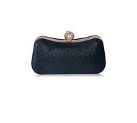 CORIOS Pochette de Soirée Femme Embrayage Clutch Bag en Paillettes Brillant Sac à Main en Bandoulière Chaîne Démontable Sacs Fourre-Tout pour Fête Banquet Mariage Bleu Foncé