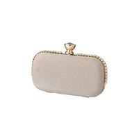 CORIOS Pochette de Soirée pour Femme Sac en Strass à la Main Diamond Embrayage Sacs D'épaule de Mariée Élégant Portefeuille Sacs Fourre-Tout pour Ceremonie Mariage Fête Cocktail Champagne