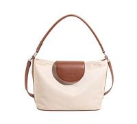 CORIOS PU Cuir Sac à Main pour Femme Élégant Sac Porté Epaule à Bandoulière Capacité Moyenne Sac D'épaule Fourre-Tout Mode Sac Messager Shopping Voyage Travail Hobo Cabas Beige