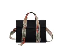 CORIOS Sac à Bandoulière en Toile pour Femme Ethnique Style Sacs Portés Épaule Occasionnel Sac à Main Moyen Sac Fourre Hobo Mode Sac D'épaule Messager pour Achat Travail Fête Voyage Noir A