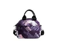 CORIOS Sac à Bandoulière en Toile Sac à Main Femme Sacs Portés Épaule Sac Messager Capacité Moyenne Sac Cabas Sac Fourre Multifonctionnel Sac D'épaule pour Voyage Achat Fête Travail Pourpre