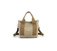 CORIOS Sac à Bandoulière Femme Sac à Main en Toile Petite Capacité Sacs Portés Épaule Occasionnel Sac Hobo Sac Fourre Multifonctionnel Sac Messager pour Fête Voyage Achat Travail Kaki
