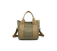 CORIOS Sac à Bandoulière Femme Sac à Main en Toile Petite Capacité Sacs Portés Épaule Occasionnel Sac Hobo Sac Fourre Multifonctionnel Sac Messager pour Fête Voyage Achat Travail Armée Verte