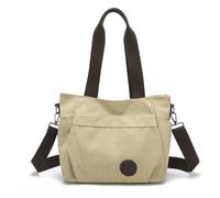CORIOS Sac à Bandoulière pour Femme Sacs Portés Épaule en Toile Occasionnel Sac à Main Grande Capacité Sac Hobo Sac Fourre Mode Sac D'épaule Sac Messager pour Achat Travail Fête Voyage Kaki