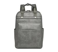 CORIOS Sac a Dos Femme Sac à Dos pour Ordinateur Portable de 15,6 Pouces Imperméable Élégant Léger Sacs D'école Daypacks Grande Cartable Adolescent Daypack pour Travail Collège Voyage Affaires Gris