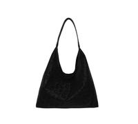 CORIOS Sac à Main avec Imprimé Léopard pour Femme Sacs Portés Épaule en PU Cuir Grande Capacité Sacs Fourre-Tout Modèle Sac Hobo Cabas pour Quotidien Voyage Achats Travail Noir