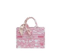 CORIOS Sac à Main avec Motifs Ethniques Imprimés Bohème Sacs Portés Épaule pour Femme Sac de Plage Mode Élégante Sac Ordinateur Portable Sac Porté-Documents Serviette Sacs Fourre-Tout en Toile Rose S