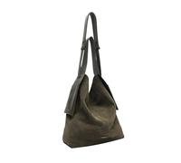 CORIOS Sac à Main en Daim Femme Hiver d'automne Sacs Portés Épaule Douceur Sac à Bandoulière Grande Sac Hobo Sacs Cabas Rétro Sac Messager Élégant Sac Fourre Tout pour Travail Voyage Achats Vert M