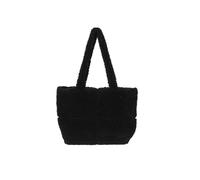 CORIOS Sac à Main en Laine d'agneau pour Femme Sacs Portés Épaule Moelleux en Peluche Grande Capacité Sacs Cabas Sac Hobo Léger Sac à Poignée Supérieure Rétro Sac Fourre Tout pour Achat Travail Noir