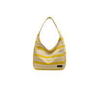 CORIOS Sac à Main en Toile Femme Rayures Multicolores Sacs Portés Épaule Grand Capacité Multifonctionnel Sac sous Les Bras Travail Voyage Fête Achats Sac Fourre Cabas Jaune