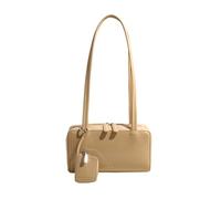 CORIOS Sac à Main Femme en PU Cuir Sac sous-Bras avec Porte-Monnaie Stylish Sac Portés Épaule Capacité Moyenne Sac Hobo Cabas 2pcs pour Fête Travail Achats Voyage Kaki