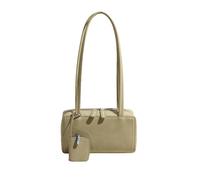CORIOS Sac à Main Femme en PU Cuir Sac sous-Bras avec Porte-Monnaie Stylish Sac Portés Épaule Capacité Moyenne Sac Hobo Cabas 2pcs pour Fête Travail Achats Voyage Vert