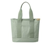 CORIOS Sac à Main Femme en Toile Grande Capacité - Porté Épaule Occasionnel Multifonctionnel pour Achat, Travail, Voyage, Fête - Vert