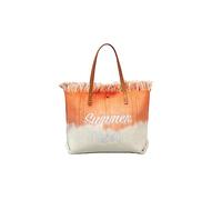 CORIOS Sac à Main Femmes Sacs Portés Épaule en Toile Grande Capacité Sac de Plage Bohème Sacs Cabas Sac D'épaule avec Glands Occasionnel Sac Fourre Léger Sac Hobo pour Voyage Plage Vacances Orange