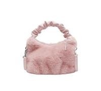 CORIOS Sac à Main Moelleux en Peluche pour Femme Petit Sacs Portés Épaule à Bandoulière Doux Sac Fourre Tout Léger Sac à Poignée Supérieure Messager Elégant Sac Hobo Cabas Rose