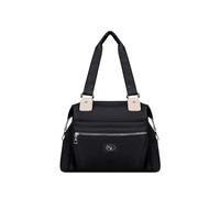 CORIOS Sac à Main pour Femme Nylon Imperméable Sacs Portés Épaule Grande Capacité Sac sous Les Bras Multifonctionnel Sac Fourre Sac Cabas pour Achat Travail Fête Voyage Noir