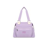 CORIOS Sac à Main pour Femme Nylon Imperméable Sacs Portés Épaule Grande Capacité Sac sous Les Bras Multifonctionnel Sac Fourre Sac Cabas pour Achat Travail Fête Voyage Violet